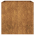 Doniczka Rusty 80x80x80 cm Stal nierdzewna