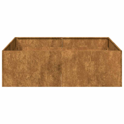 Doniczka Rusty 100x100x30 cm Stal nierdzewna