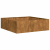 Doniczka Rusty 100x100x30 cm Stal nierdzewna