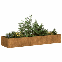 Doniczka Rusty 280x80x40 cm Stal nierdzewna
