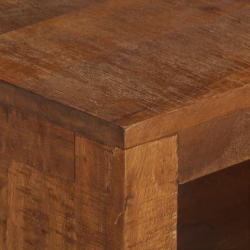 Stolik kawowy z 2 szufladami 90x40x50 cm lite drewno mango