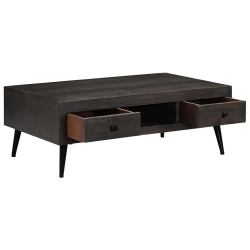 Stolik kawowy lite drewno mango 100x60x35 cm