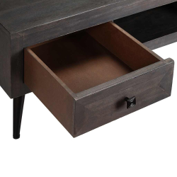 Stolik kawowy lite drewno mango 100x60x35 cm