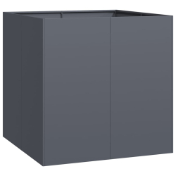 Doniczka Antracyt 80x80x80 cm Stal