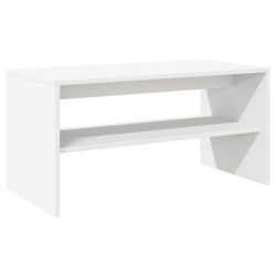 Szafka RTV Biała 60x40x40 cm Drewno klejone