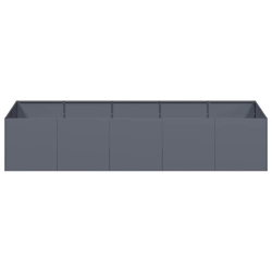 Doniczka Antracyt 200x80x40 cm Stal