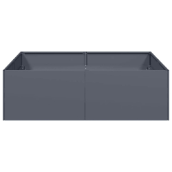 Doniczka Antracyt 100x100x30 cm Stal