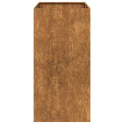 Doniczka Rusty 40x80x80 cm Stal nierdzewna