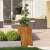 Doniczka Rusty 40x80x80 cm Stal nierdzewna