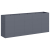 Doniczka Antracyt 200x40x80 cm Stal walcowana na zimno