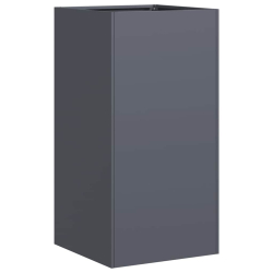 Doniczka Antracyt 40x40x80 cm Stal walcowana na zimno