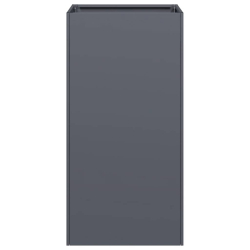 Doniczka Antracyt 40x40x80 cm Stal walcowana na zimno