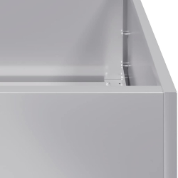 Doniczka 280x80x40 cm Stal ocynkowana