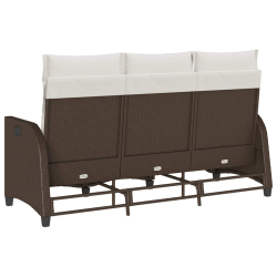 Rozkładana Sofa Ogrodowa z Poduszkami w Kształcie Litery L