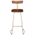 Hokery barowe 2 szt. 49x43x103 cm Drewno lite Mango