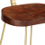 Hokery barowe 2 szt. 49x43x103 cm Drewno lite Mango