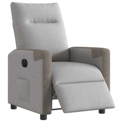 Elektryczny fotel rozkładany Cloud Grey Fabric