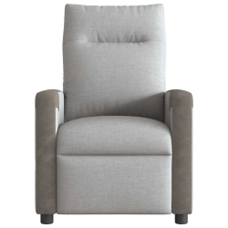 Elektryczny fotel rozkładany Cloud Grey Fabric