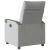 Elektryczny fotel rozkładany Cloud Grey Fabric