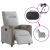 Elektryczny fotel rozkładany Cloud Grey Fabric