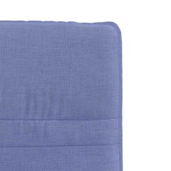 Krzesła do jadalni 2 szt. Jeans Niebieski Tkanina