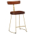 Hokery barowe 2 szt. 49x43x79 cm Drewno lite Mango