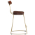 Hokery barowe 2 szt. 49x43x79 cm Drewno lite Mango