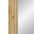 Lustro łazienkowe Brązowe 50x70x3 cm Drewno lite Mango