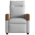Elektryczny fotel rozkładany Cloud Grey Fabric
