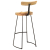 Hokery barowe 2 szt. 49x43x103 cm Drewno lite Mango