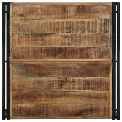 Stolik kawowy 80x80x35 cm lite drewno surowe mango