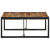 Stolik kawowy 80x80x35 cm lite drewno surowe mango