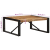 Stolik kawowy 80x80x35 cm lite drewno surowe mango
