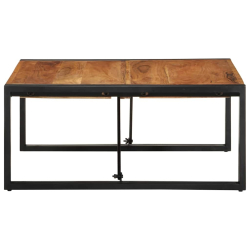 Stolik kawowy 80x80x35 cm lite drewno akacjowe