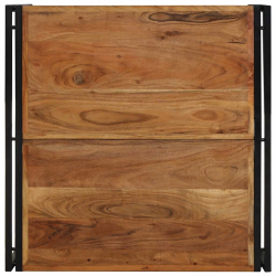 Stolik kawowy 80x80x35 cm lite drewno akacjowe