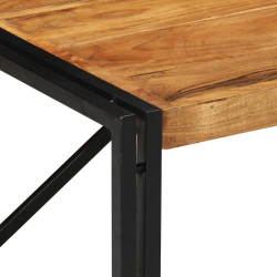 Stolik kawowy 80x80x35 cm lite drewno akacjowe