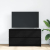 Szafka pod TV Czarna 100x35x54 cm Drewno klejone