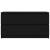 Szafka pod TV Czarna 100x35x54 cm Drewno klejone