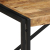 Stolik kawowy, 100x50x35 cm, surowe lite drewno mango