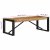 Stolik kawowy, 100x50x35 cm, surowe lite drewno mango