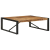 Stolik kawowy 100x100x35 cm lite drewno surowe mango