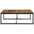 Stolik kawowy 100x100x35 cm lite drewno surowe mango