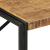 Stolik kawowy 100x100x35 cm lite drewno surowe mango