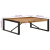 Stolik kawowy 100x100x35 cm lite drewno surowe mango