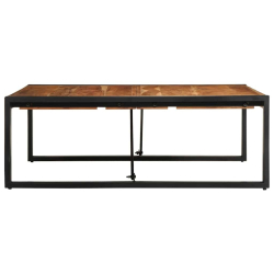 Stolik kawowy 100x100x35 cm lite drewno akacjowe