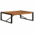 Stolik kawowy 100x100x35 cm lite drewno akacjowe
