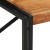 Stolik kawowy 100x100x35 cm lite drewno akacjowe