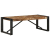 Stolik kawowy wielokolorowy 100x50x35 cm lite drewno odzyskane