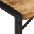 Stolik kawowy 80x40x35 cm lite drewno surowe mango