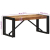 Stolik kawowy 80x40x35 cm lite drewno surowe mango